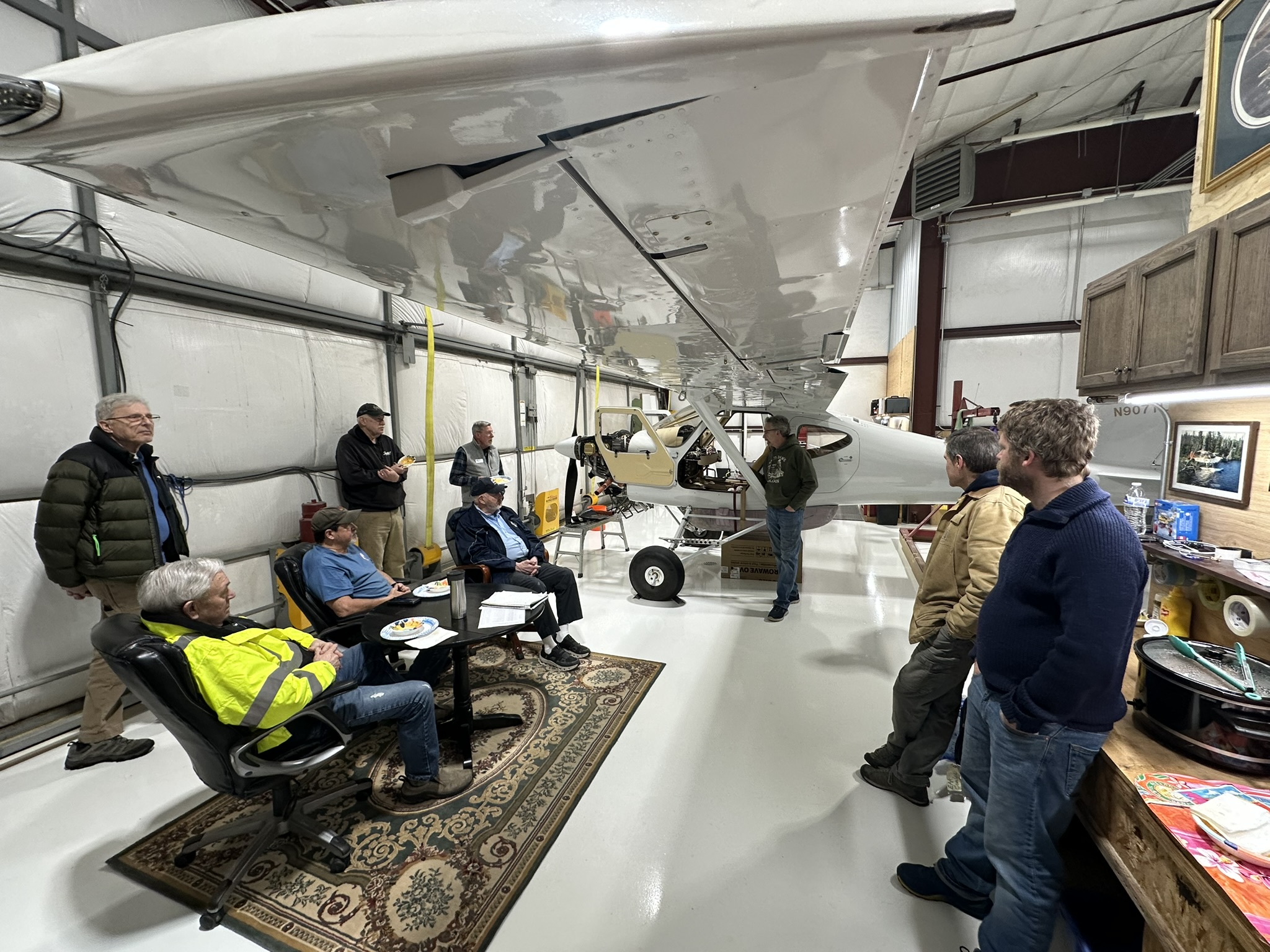 Meeting at Tom’s Hangar